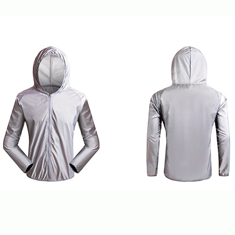 Waterproof Soft Shell Hooded Jacket Anti UV Rash Guards Fishing Sunscreen Clothing Hooded Wicking Men Outdoor Quick Dry Long Sleeve Shirts Esg13131