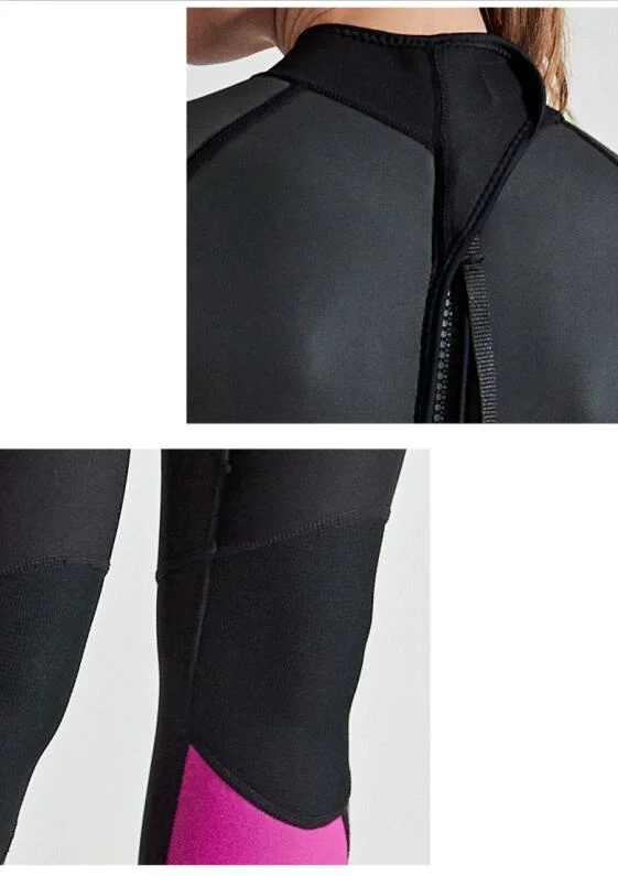 Women′s 3mm Diving Snorkeling & Wetsuit in Premium High Stretch Neoprene Fabric